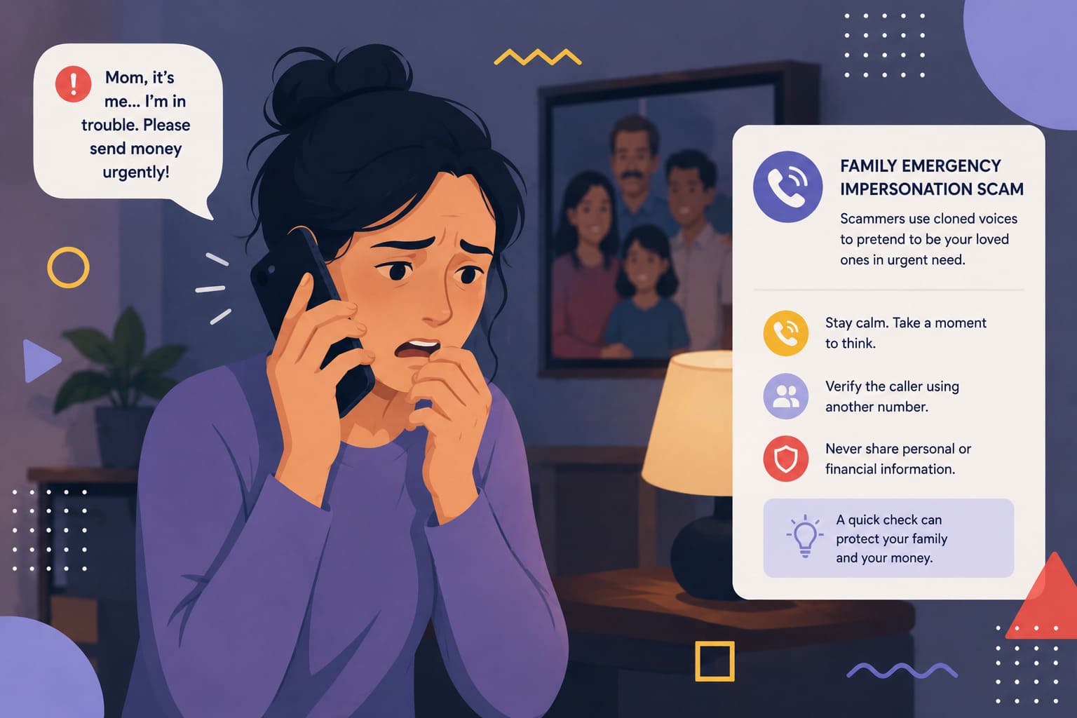common online scams family emergency impersonation