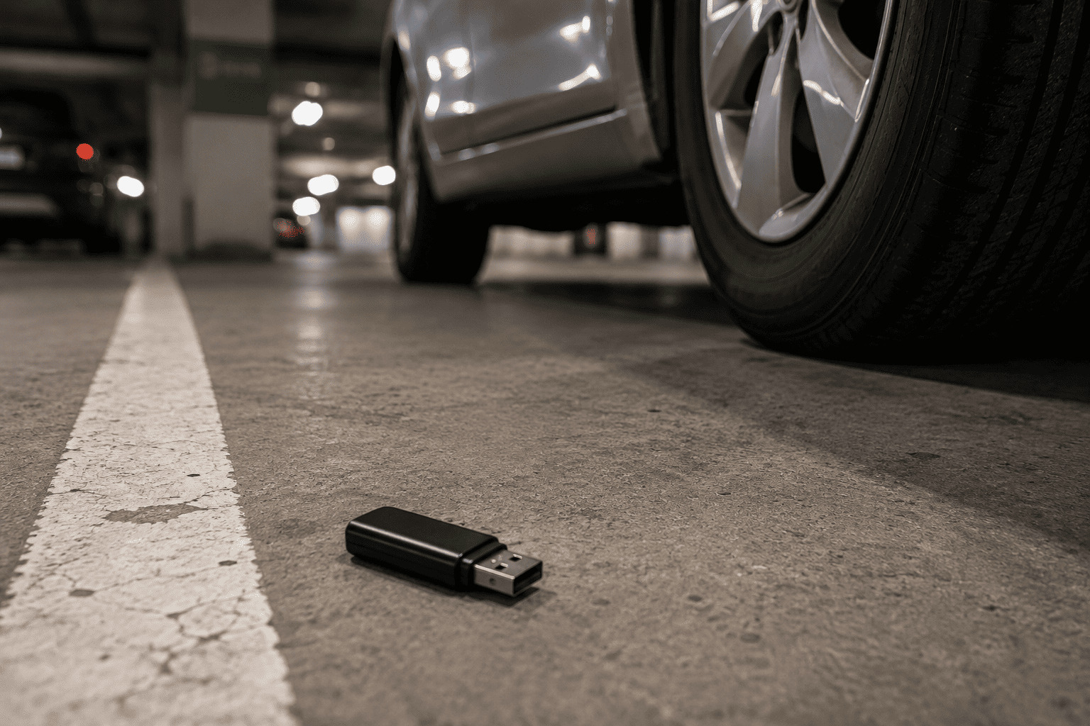 curiosity based scams abandoned usb