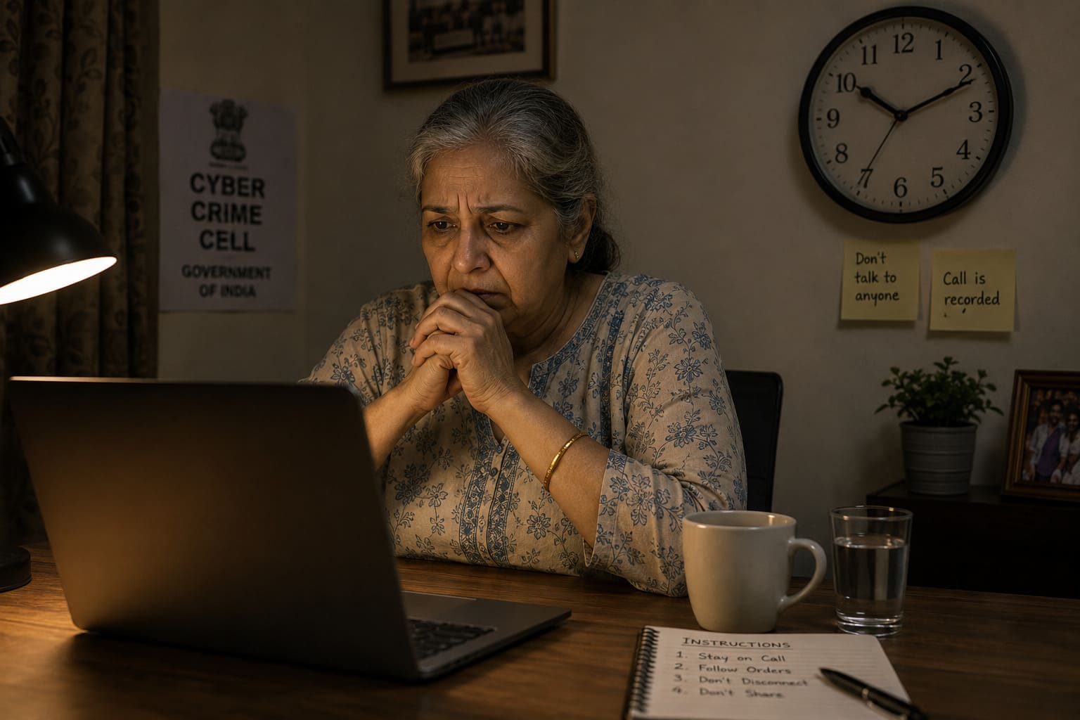 digital arrest scams utilising panic