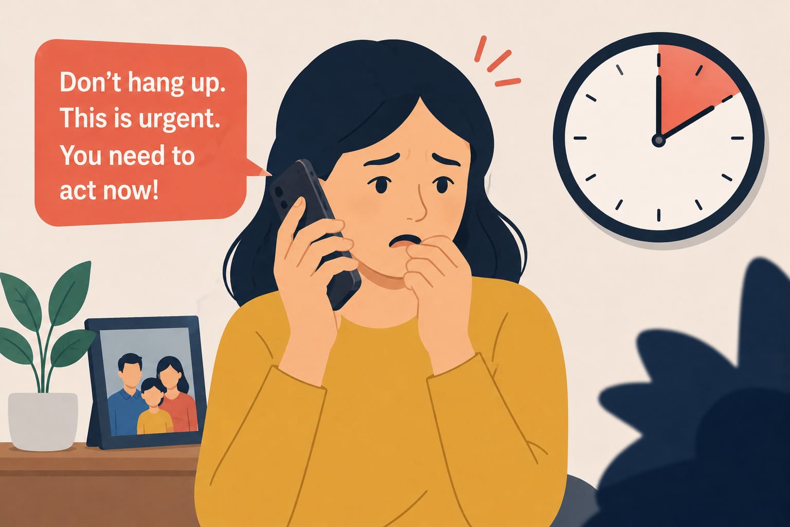 family emergency scam emotional urgency
