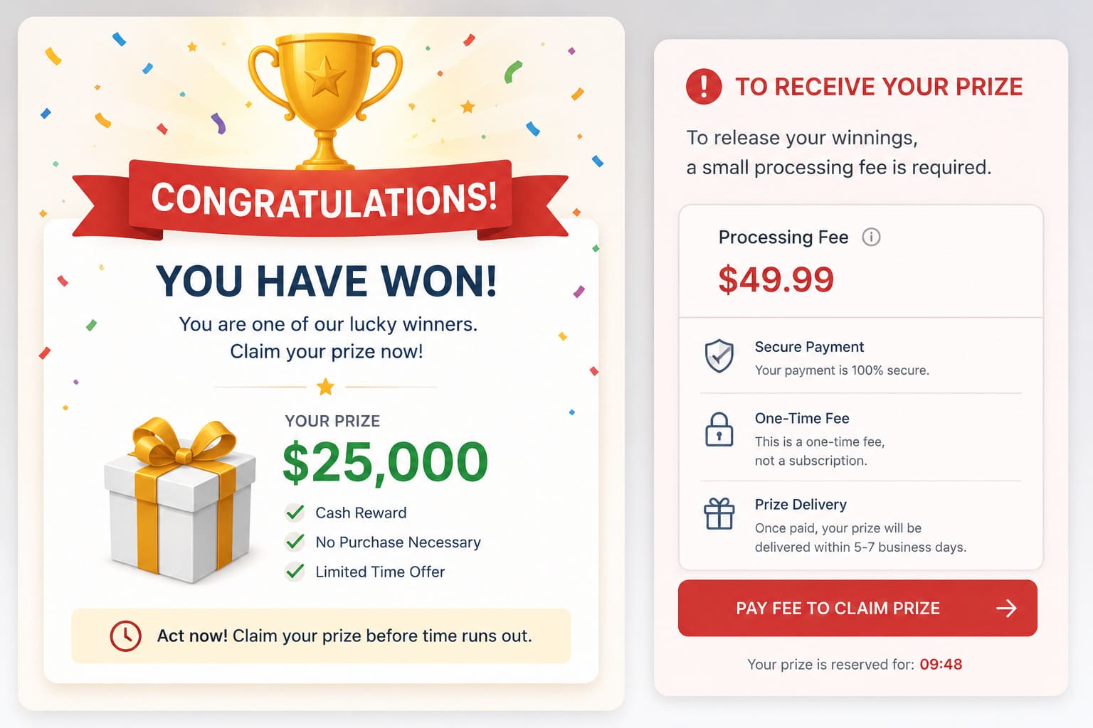 greed and scarcity scams too good offers