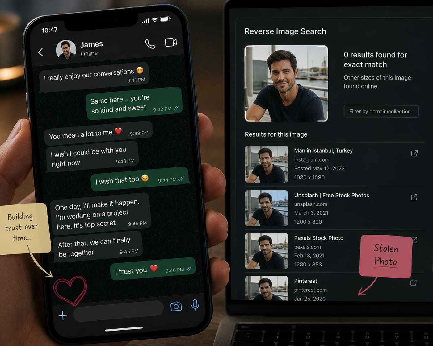 social engineering tactics romance scanner
