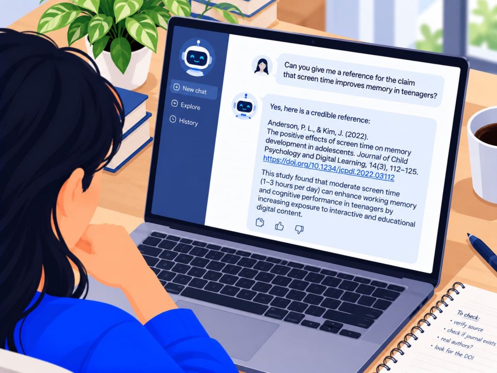 AI-generated content model hallucination producing wrong content