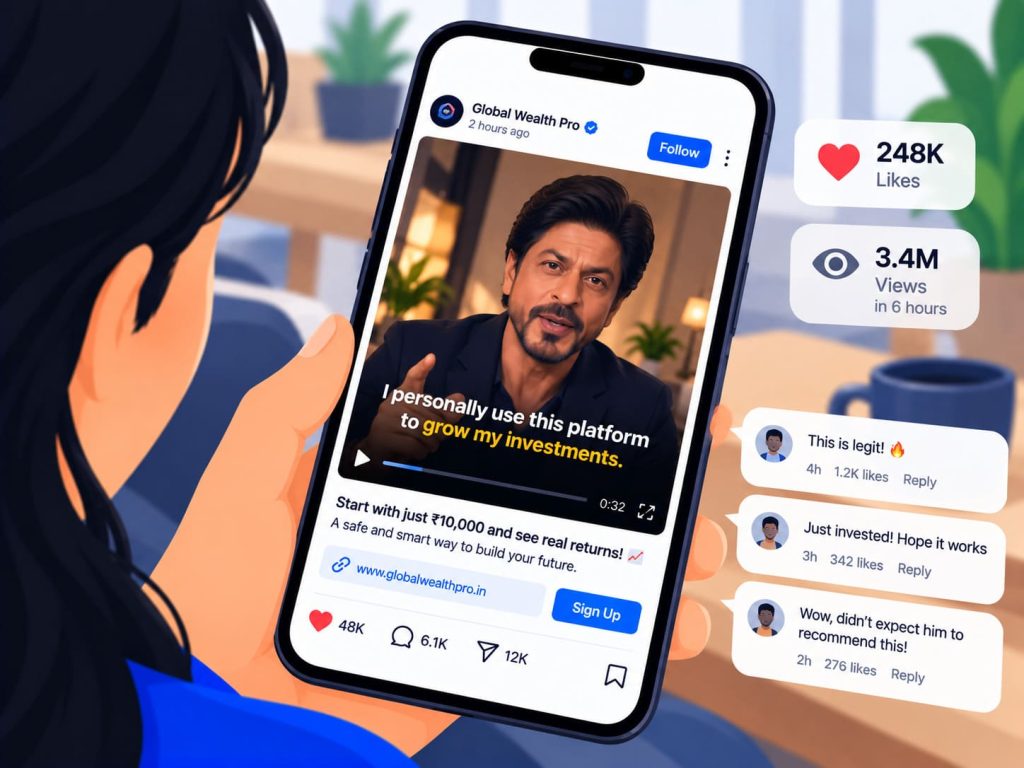AI-generated content synthetic AI persona in deepfake scam