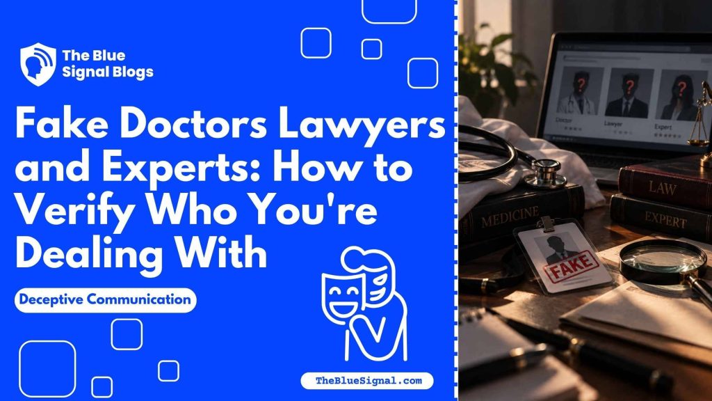 Fake Doctors Lawyers and Experts featured