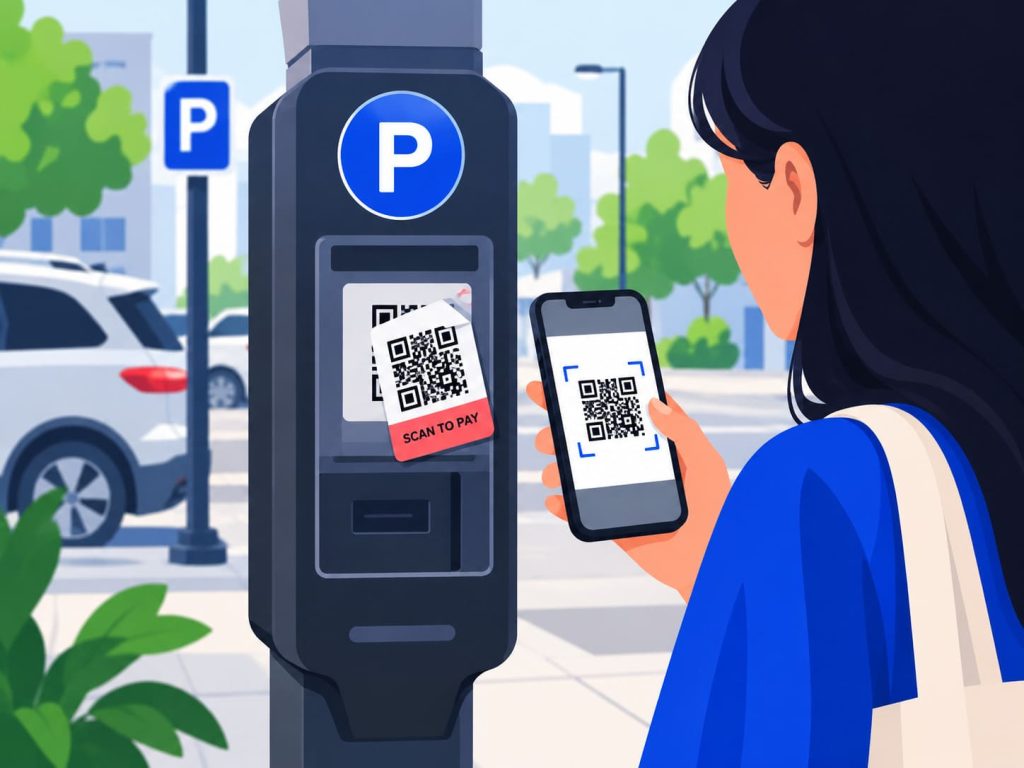 QR code scams fake sticker used in a quishing attack