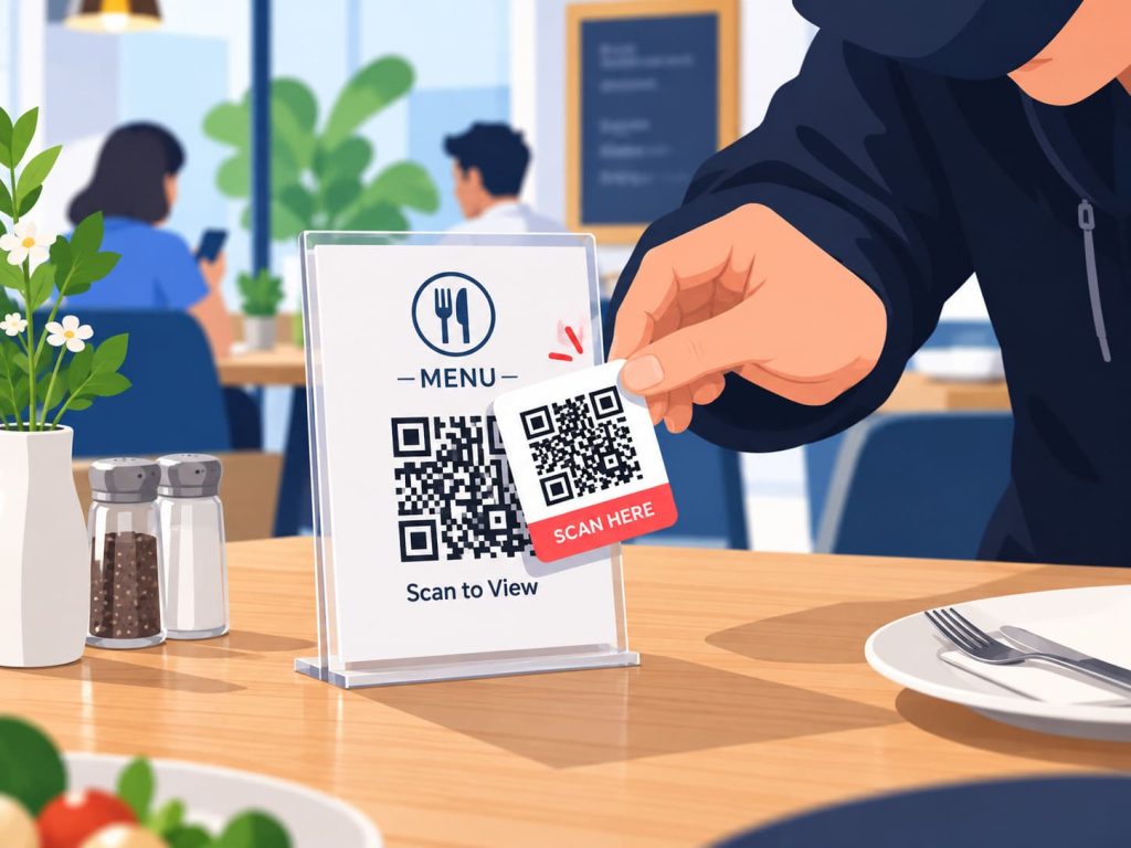QR code scams targeting restaurant menu and payment codes