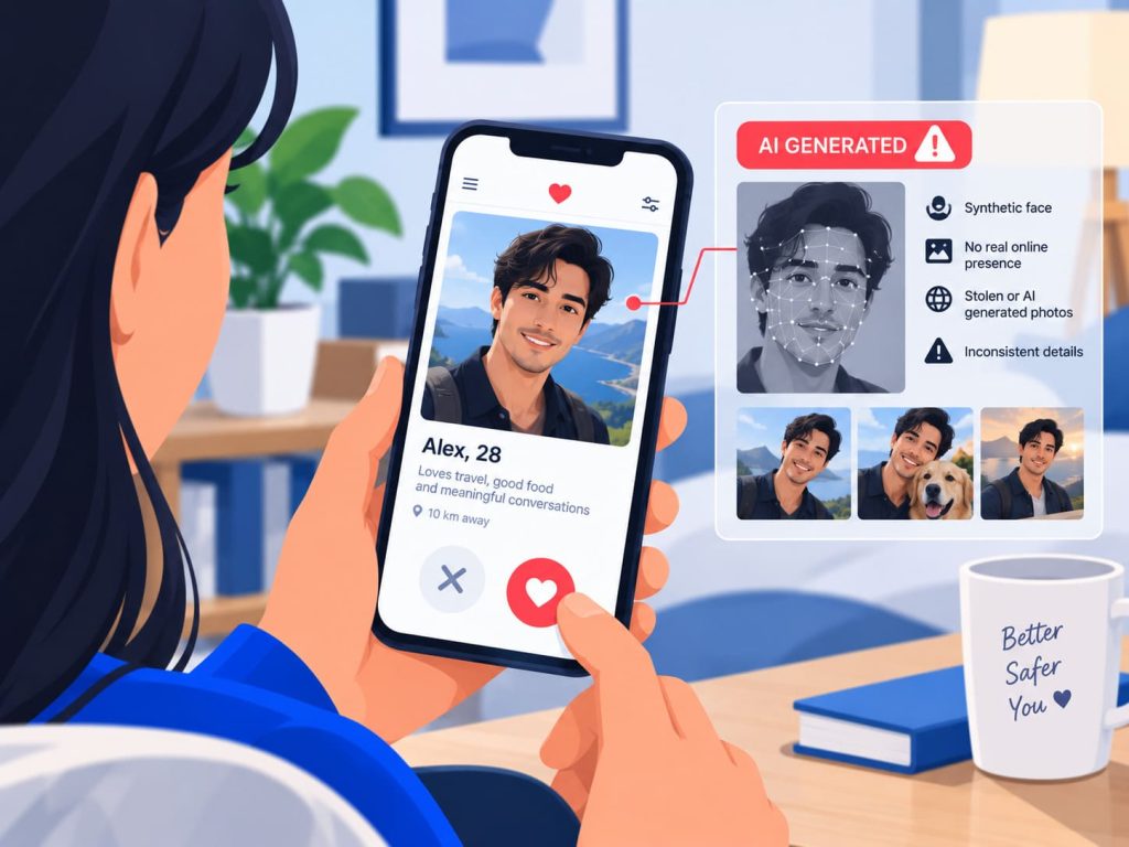 deepfakes and AI deception using a synthetic identity in a relationship
