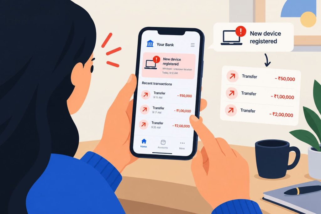fake bank call account takeover after call