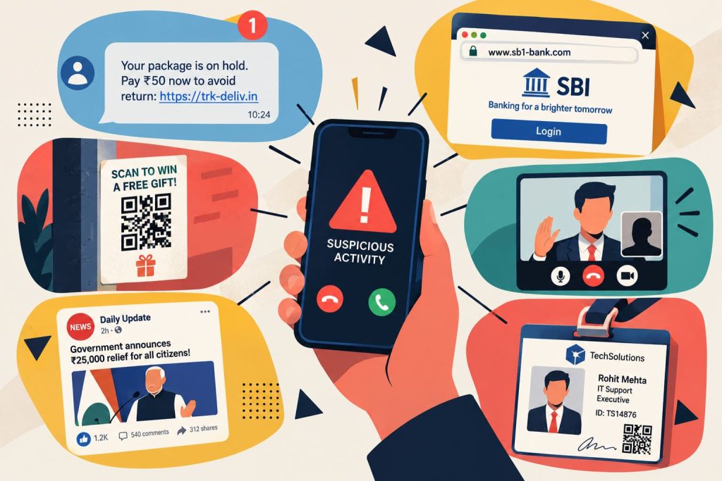 fake messages and calls six deception formats