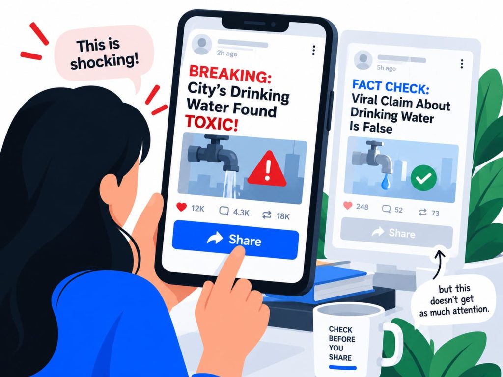 fake messages misinformation spreading faster than facts