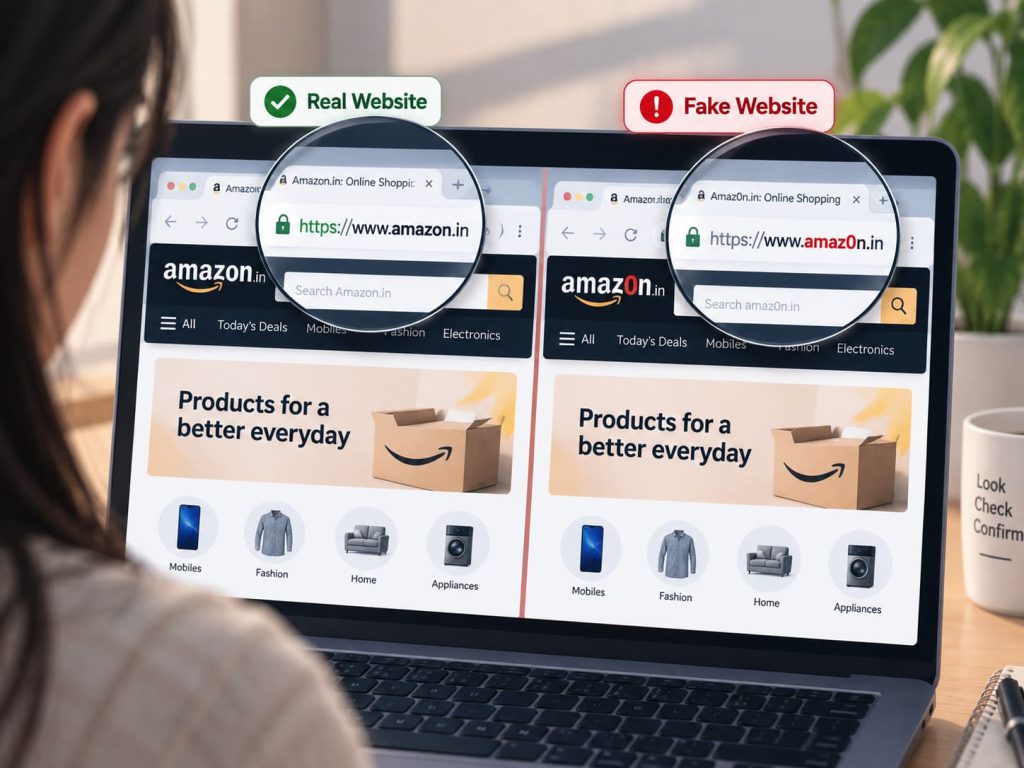 fake shopping websites typosquatting domain used