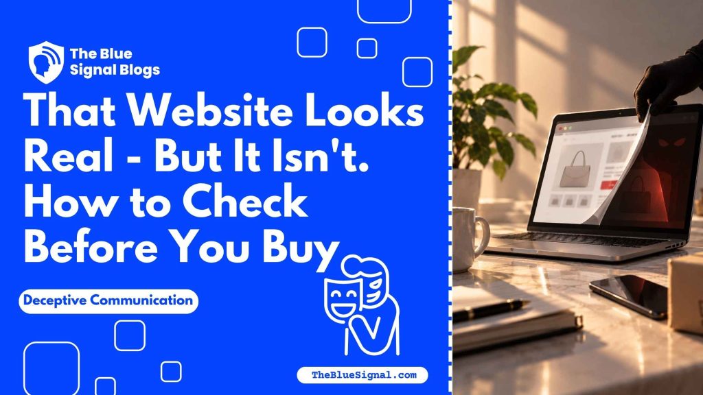 That Website Looks Real - But It Isn't. featured