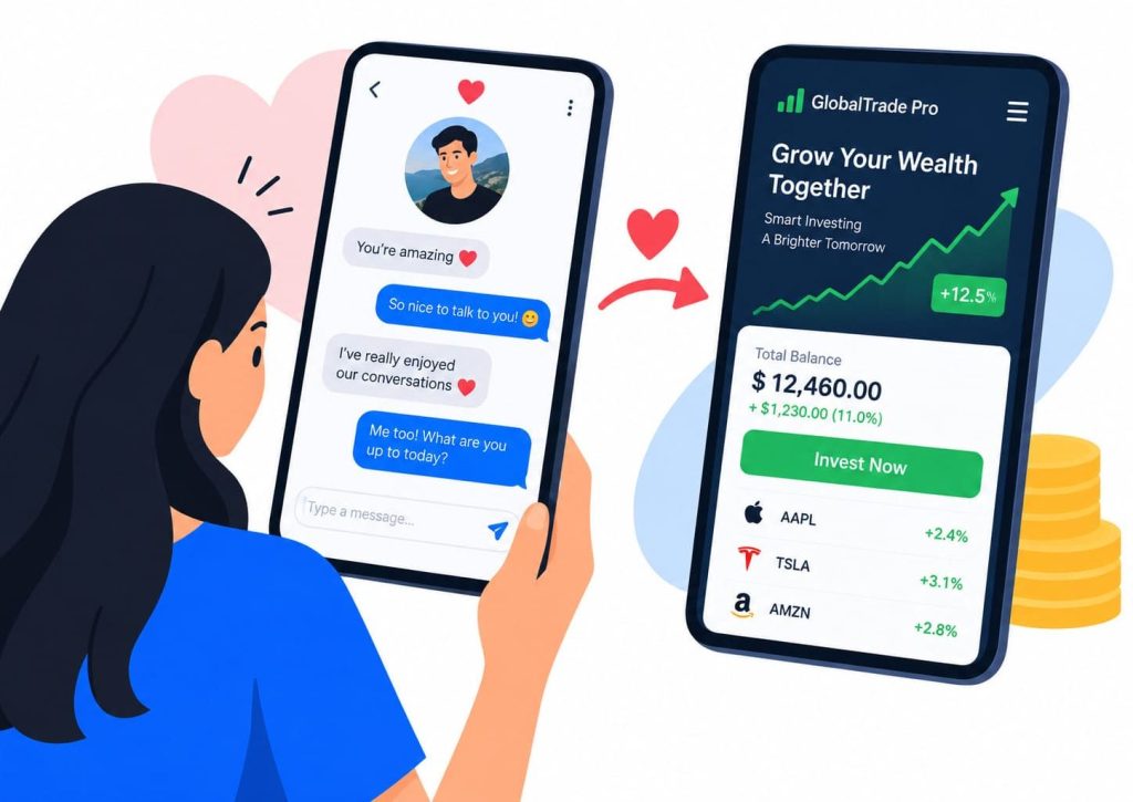 pig butchering scam moving from dating to fake pitch