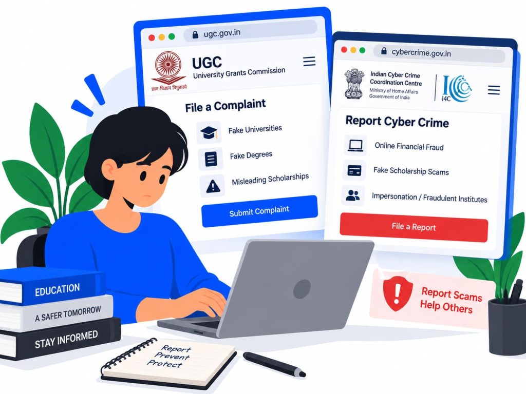 scholarship scam reporting through portal