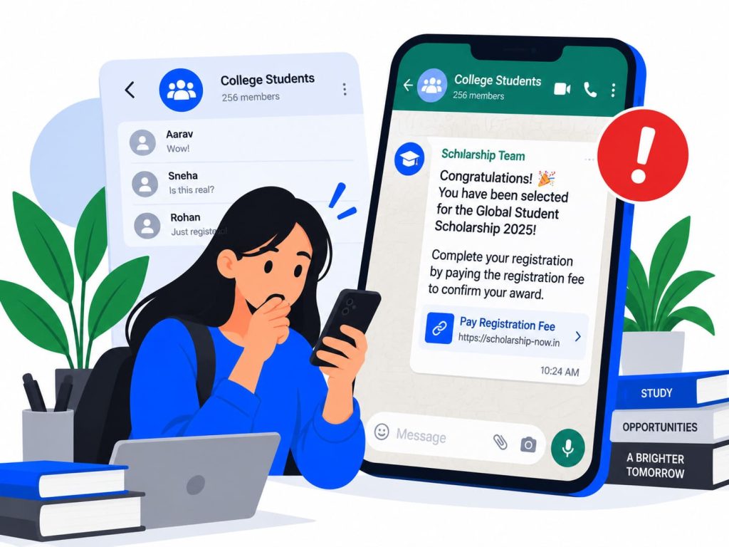 scholarship scam spreading through students group