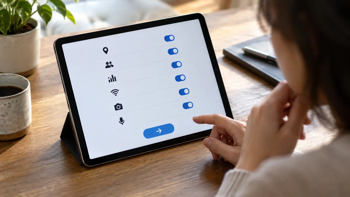 default settings data sharing_preselected privacy choices